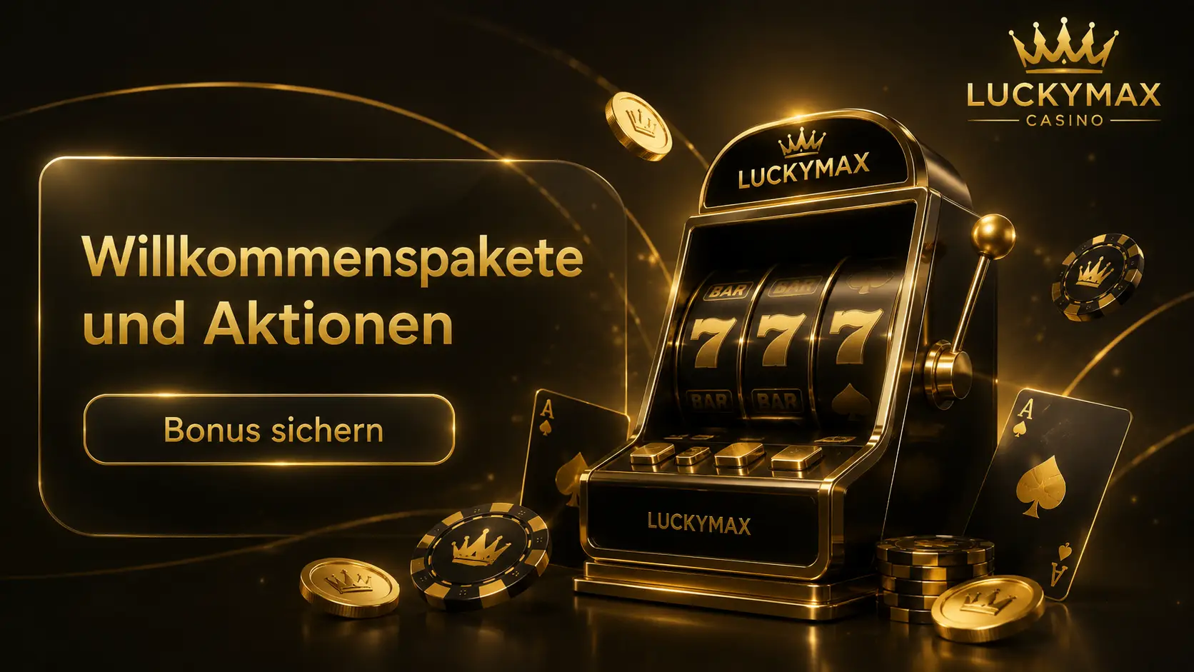 Willkommenspakete und laufende Aktionen bei LuckyMax