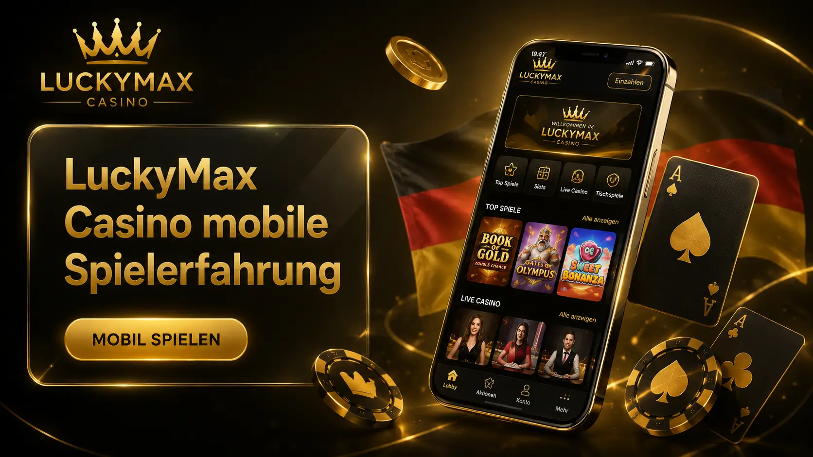 LuckyMax Casino mobile Spielerfahrung